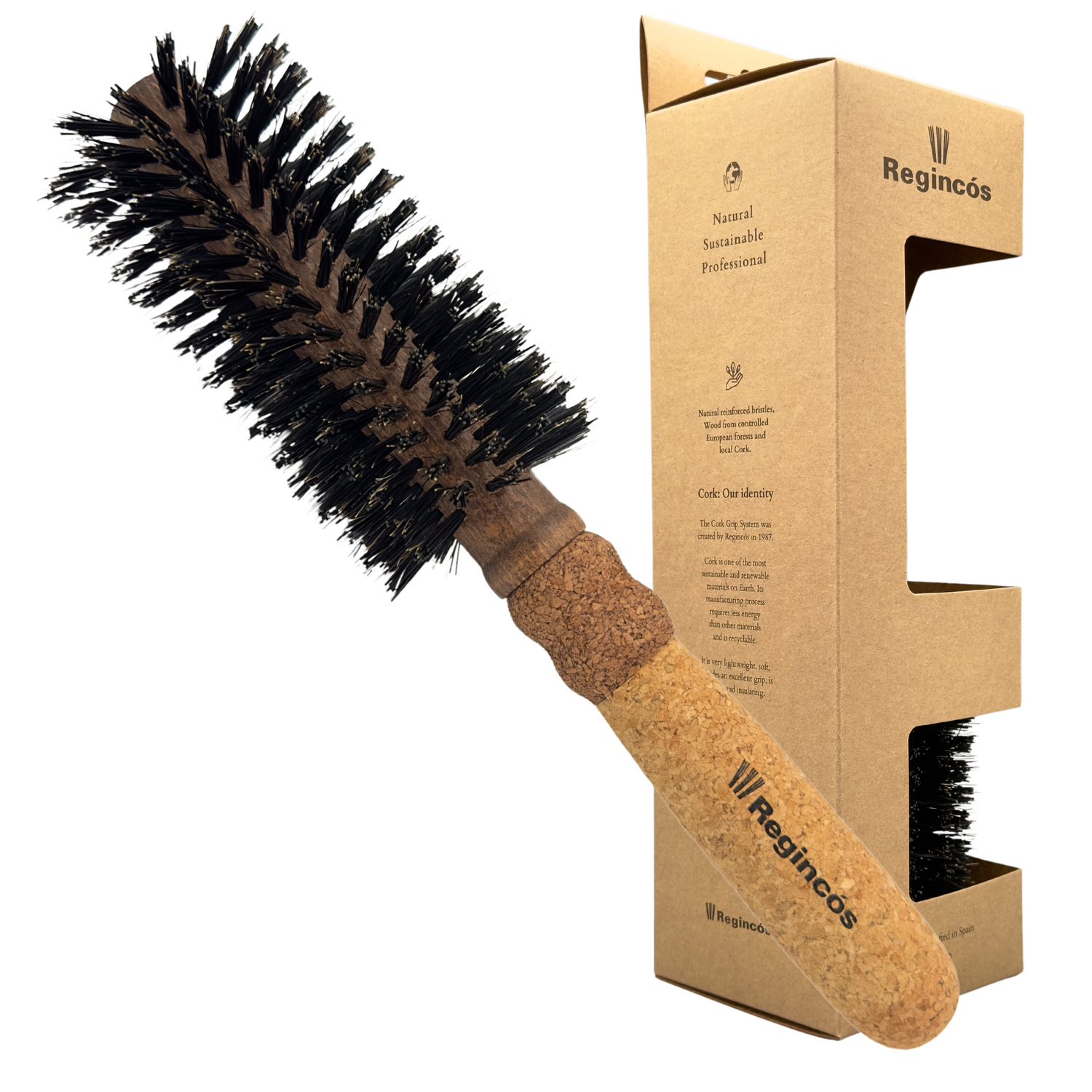 Regincós - E.Cork 840 black / Mediano - Cepillo profesional