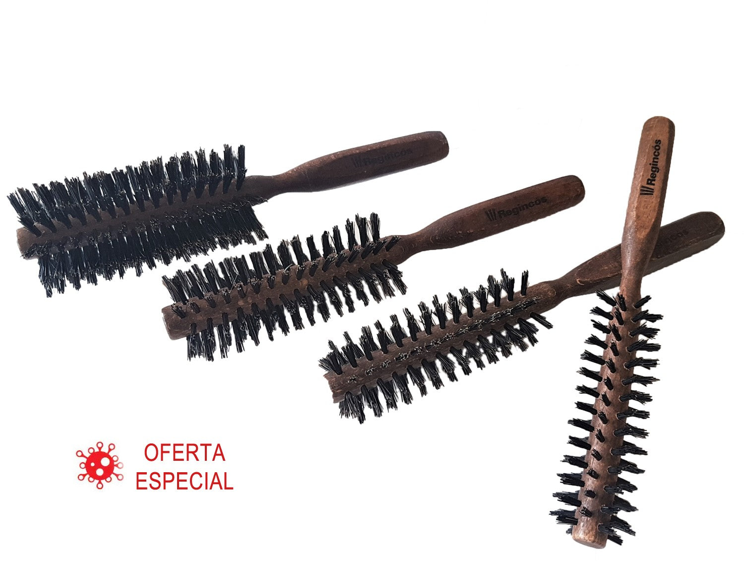 Pack Wood 4 cepillos